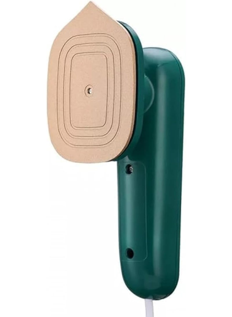 30W Mini Handheld Steam Iron, Lightweight, Portable with Fast Heating for Travel, Home or Office, Includes Handheld Measuring Cup for Clothes and Hanging Ironing (Green) - Image 3